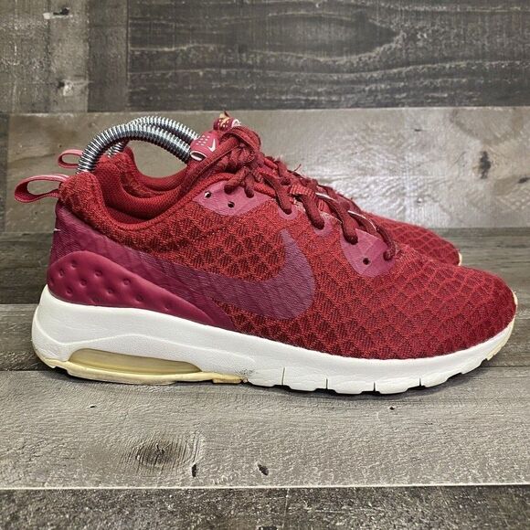 Nike Air Max Motion Maroon Wine Red Athletic Shoes 844895-660 Women's Size 8 - Picture 1 of 11